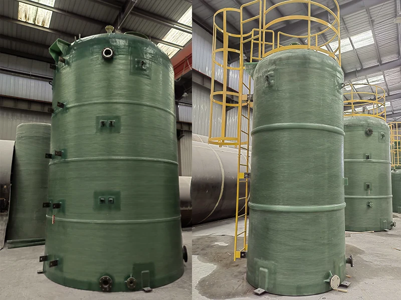 Vertical Fiberglass Storage Tank