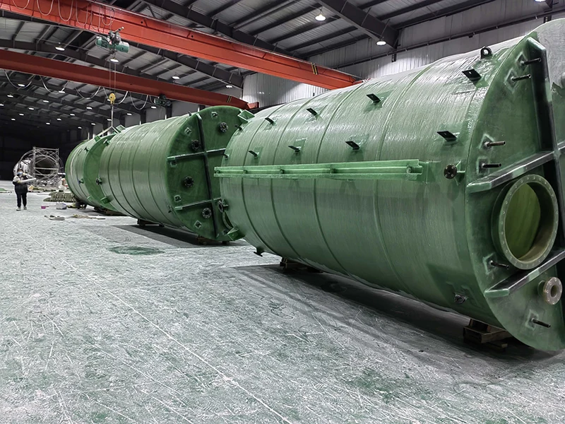 Horizontal FRP Storage Tank